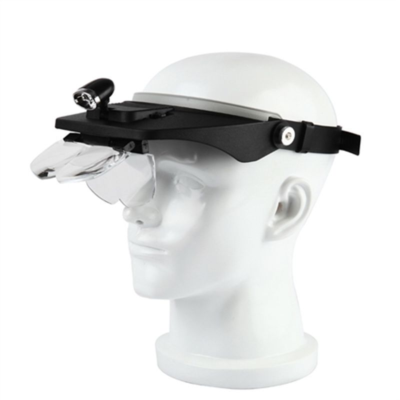 Hodelupe med forstørrelse