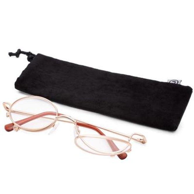 Hovedbilde Sminkebrille- Metall- Gull