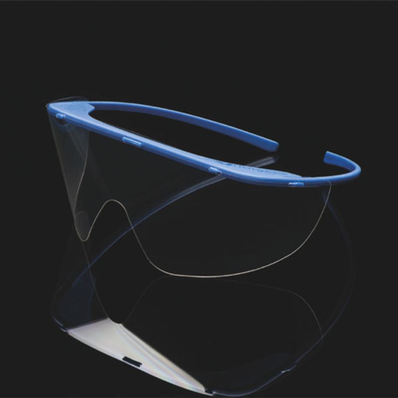 Univet 712 Face shield -Pakke med 20 visir og 5 innfatninger