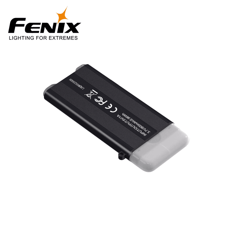 Fenix E-spark lykt/powerbank 100LM 800MAH